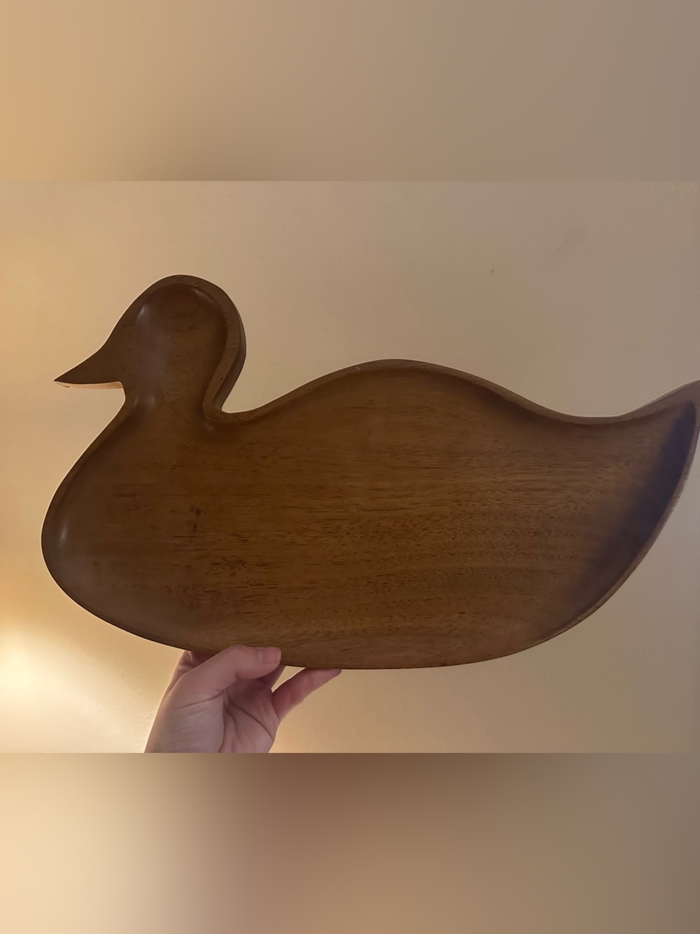 Wooden Serving/Cutting Board - duck